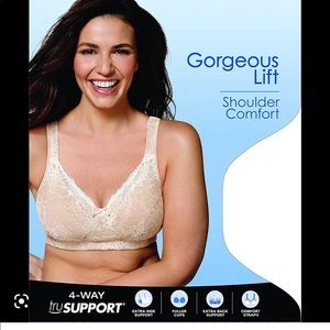 Playtex Women's 18 Hour Gorgeous Lift Wirefree Bra - 36DD